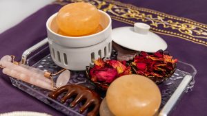 Foot reflexology treatment at Shangrila Head Spa