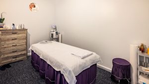 Private treatment room at Shangrila Head Spa, Yorktown Heights NY